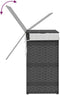 vidaXL - Wasmand - met - deksel - 46x33x60 - cm - poly - rattan - grijs