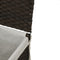 vidaXL - Wasmand - met - deksel - 46x33x60 - cm - poly - rattan - donkerbruin