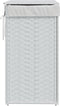 vidaXL - Wasmand - met - deksel - 46x33x60 - cm - poly - rattan - wit