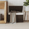 vidaXL - Wasmand - met - deksel - 55,5x35x34 - cm - poly - rattan - donkerbruin