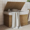 vidaXL - Wasmand - met - deksel - 55,5x35x34 - cm - poly - rattan