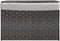 vidaXL - Wasmand - met - deksel - 55,5x35x34 - cm - poly - rattan - grijs