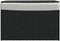 vidaXL - Wasmand - met - deksel - 55,5x35x34 - cm - poly - rattan - zwart