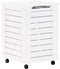 vidaXL - Wasmand - met - wielen - RANA - 45x45x64 - cm - massief - grenenhout - wit