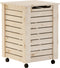 vidaXL - Wasmand - met - wielen - RANA - 45x45x64 - cm - massief - grenenhout
