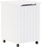 vidaXL - Wasmand - met - wielen - RANA - 45x45x64 - cm - massief - grenenhout - wit