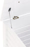 vidaXL - Wasmand - met - wielen - RANA - 45x45x64 - cm - massief - grenenhout - wit