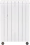 vidaXL - Wasmand - met - wielen - RANA - 45x45x64 - cm - massief - grenenhout - wit