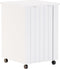 vidaXL - Wasmand - met - wielen - RANA - 45x45x64 - cm - massief - grenenhout - wit