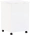 vidaXL - Wasmand - met - wielen - RANA - 45x45x64 - cm - massief - grenenhout - wit
