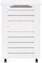 vidaXL - Wasmand - met - wielen - RANA - 45x45x64 - cm - massief - grenenhout - wit