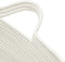 vidaXL - Wasmand - Ø - 60x36 - cm - katoen - grijs - en - wit