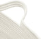vidaXL - Wasmand - Ø - 60x36 - cm - katoen - grijs - en - wit