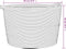 vidaXL - Wasmand - Ø - 60x36 - cm - katoen - grijs - en - wit