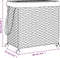 vidaXL - Wasmand - op - wielen - 60x35x60,5 - cm - rattan - grijs