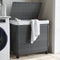 vidaXL - Wasmand - op - wielen - 60x35x60,5 - cm - rattan - grijs