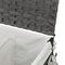 vidaXL - Wasmand - op - wielen - 60x35x60,5 - cm - rattan - grijs