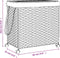 vidaXL - Wasmand - op - wielen - 60x35x60,5 - cm - rattan - donkerbruin