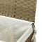 vidaXL - Wasmand - op - wielen - 60x35x60,5 - cm - rattan