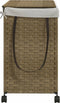 vidaXL - Wasmand - op - wielen - 60x35x60,5 - cm - rattan