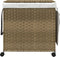 vidaXL - Wasmand - op - wielen - 60x35x60,5 - cm - rattan