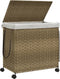 vidaXL - Wasmand - op - wielen - 60x35x60,5 - cm - rattan