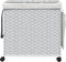 vidaXL - Wasmand - op - wielen - 60x35x60,5 - cm - rattan - wit