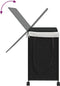 vidaXL - Wasmand - op - wielen - 60x35x60,5 - cm - rattan - zwart
