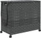 vidaXL - Wasmand - op - wielen - 66x35x60 - cm - rattan - grijs