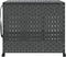 vidaXL - Wasmand - op - wielen - 66x35x60 - cm - rattan - grijs
