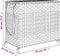 vidaXL - Wasmand - op - wielen - 66x35x60 - cm - rattan