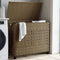 vidaXL - Wasmand - op - wielen - 66x35x60 - cm - rattan