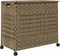 vidaXL - Wasmand - op - wielen - 66x35x60 - cm - rattan