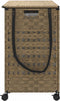 vidaXL - Wasmand - op - wielen - 66x35x60 - cm - rattan