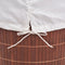 vidaXL - Wasmand - ovaal - bamboe - bruin