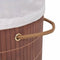 vidaXL - Wasmand - ovaal - bamboe - bruin