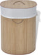 vidaXL - Wasmand - ovaal - bamboe - donkerbruin