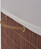 vidaXL - Wasmand - rechthoekig - bamboe - bruin