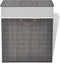 vidaXL - Wasmand - rechthoekig - bamboe - donkerbruin
