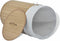 vidaXL - Wasmand - rond - bamboe - natuurlijk