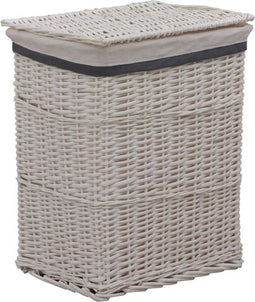 vidaXL - Wasmand - wilgen - wit