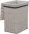 vidaXL - Wasmand - wilgen - wit