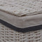 vidaXL - Wasmand - wilgen - wit
