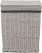vidaXL - Wasmand - wilgen - wit