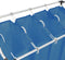 vidaXL - Wassorteerder - met - 4 - zakken - staal - blauw