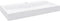 vidaXL - Wastafel - 100x46x11 - cm - mineraal - gegoten/marmer - gegoten - wit