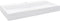 vidaXL - Wastafel - 100x46x11 - cm - mineraal - gegoten/marmer - gegoten - wit