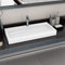 vidaXL - Wastafel - 100x46x11 - cm - mineraal - gegoten/marmer - gegoten - wit