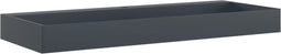 vidaXL - Wastafel - 120x46x11 - cm - mineraal - gegoten/marmer - gegoten - antraciet