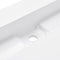 vidaXL - Wastafel - 120x46x11 - cm - mineraal - gegoten/marmer - gegoten - wit